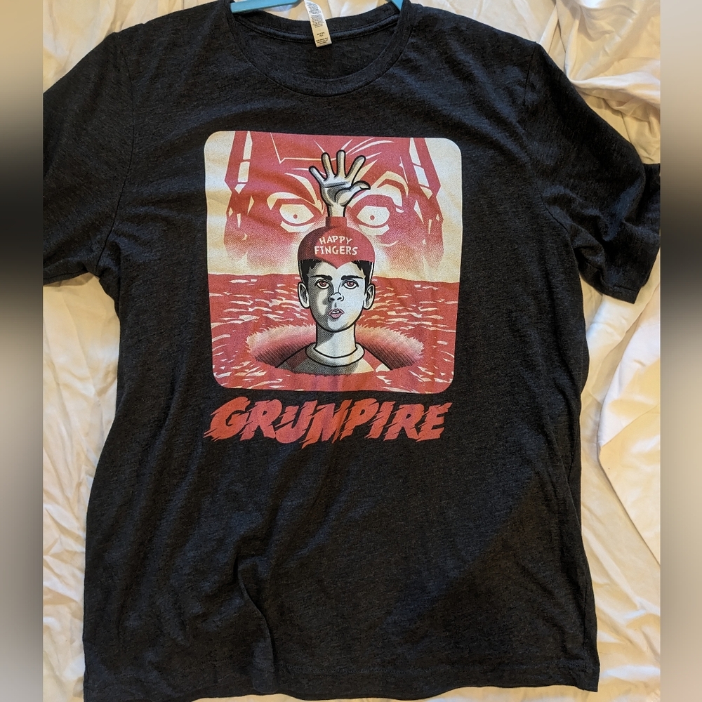 Grumpire Dark Grey Short Sleeve Tee Size XL